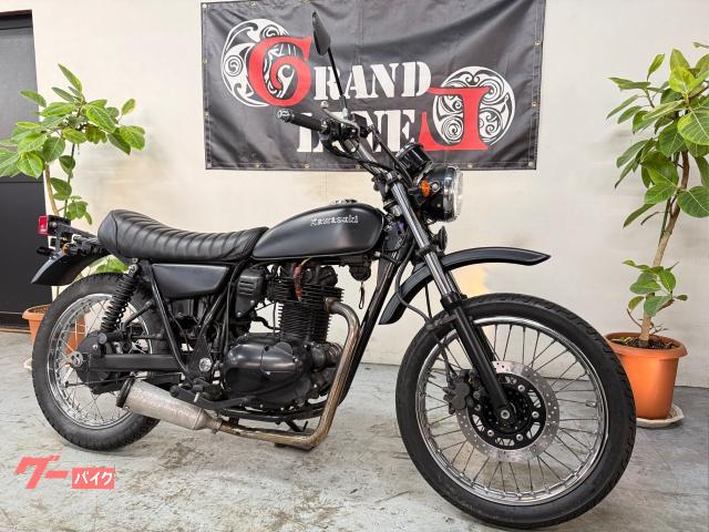カワサキ 250TR 社外マフラー タックロールシート フル塗装