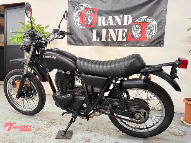 カワサキ 250TR 社外マフラー タックロールシート フル塗装