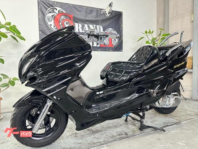 【YAMAHAマジェスティーc】オールブラックフルカスタム　スピーカー4発　好調 マジェスティC SG03J 黒 スピーカー4発 フルカスタム - メルカリ