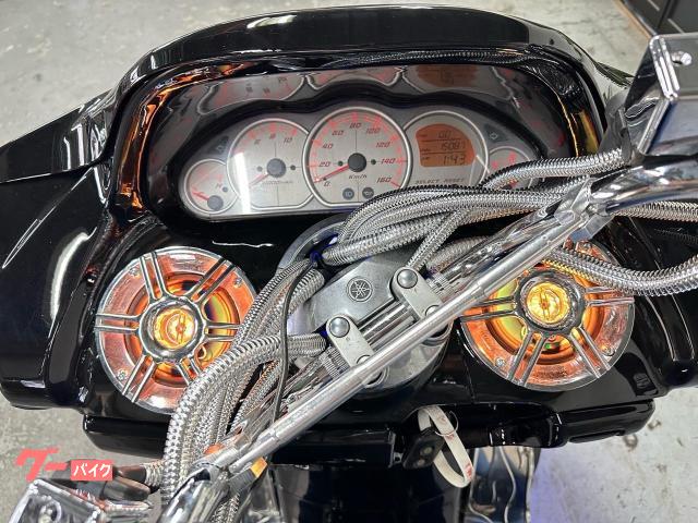 ヤマハ マジェスティC LEDスピーカー2発 下回りレインボーLED