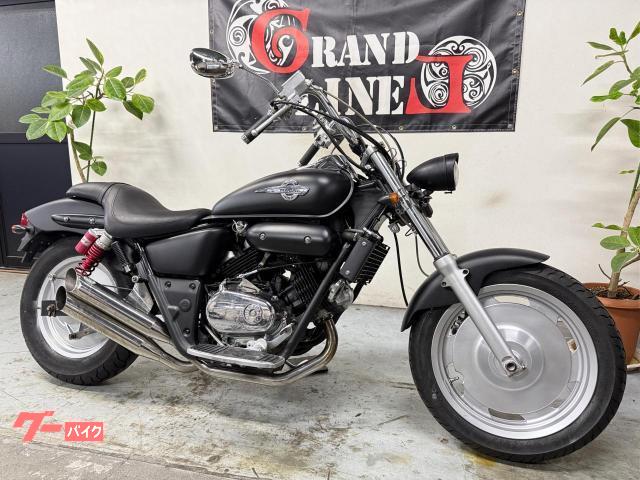 V-TWIN MAGNA フロント側マフラー ホンダ V－TWIN MAGNA ツインマフラー アップ絞りハンドル