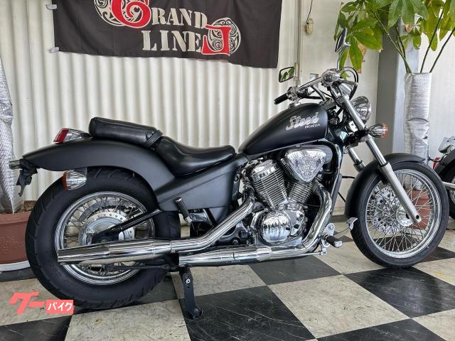 ホンダ スティード400 純正マフラー フロントタイヤ新品 フル塗装