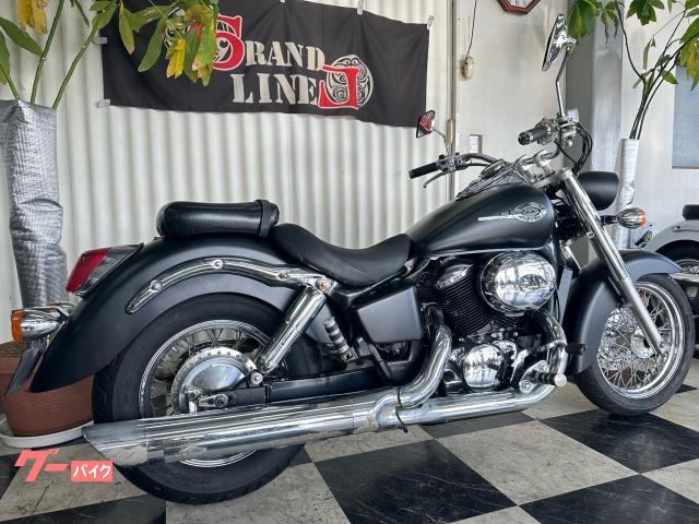 HONDAシャドウ400NC34純正スタッズ付き黒バイクフロントフェンダー HONDAシャドウ400NC34純正スタッズ付き黒バイクフロントフェンダー
