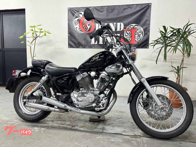 ヤマハ XV250ビラーゴ スラッシュマフラー バーハンドル フル塗装