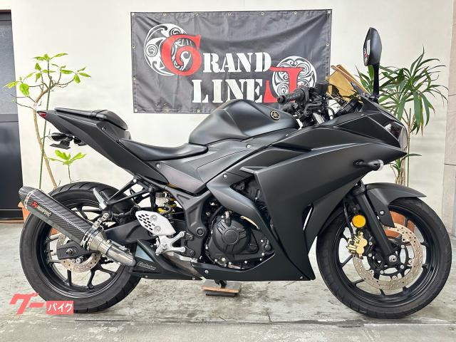 ＹＺＦ−Ｒ２５　セパハン　社外マフラー　フル塗装　２０１７年式　３６馬力　マットブラック