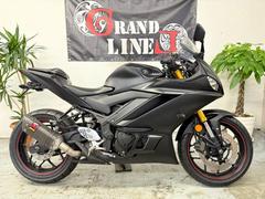 ヤマハ　ＹＺＦ−Ｒ２５　社外マフラー　ＬＥＤウインカー　タイヤ前後新品　グリップヒーター　２０１９年式　３５馬力　マットブラック