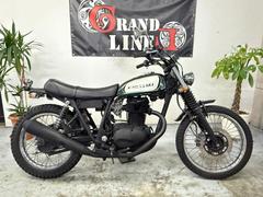 カワサキ　２５０ＴＲ　スモールウインカー　純正マフラー　２００２年式　１９馬力　ディープグリーン