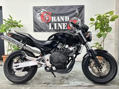 ホンダ　ＨＯＲＮＥＴ　社外ステンレスマフラー　フェンダーレス　１９９７年式　フルブラック