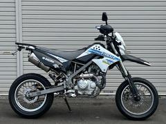 カワサキ　Ｄトラッカー１２５　インジェクション　社外ハンドル　車外マフラー　モタード仕様　自賠責１年付き