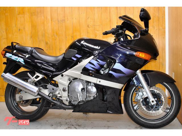 KAWASAKI ZZ-R400-2 水 エンジン始動確認 車検取得で乗れます 半額配送キャンペーン 限定 現状渡し諸経費￥0- 横浜 P-Yard カワサキ ZZ－R400・ZX400N・社外スクリーン・各部整備2
