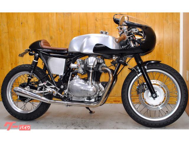 Ｗ６５０・カフェレーサーフルカスタム・前後タイヤ新品交換他各部点検整備２年車検保証付