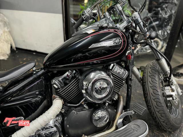 ヤマハ ドラッグスター400クラシック トランペットマフラー