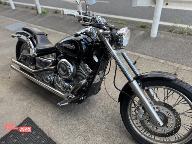 ヤマハ ドラッグスター400 トリプルツリー ロングフォーク