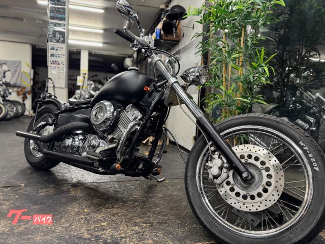 ドラッグスター４００　ストレッチタンク　トリプルツリー　シーシーバーフルカスタム