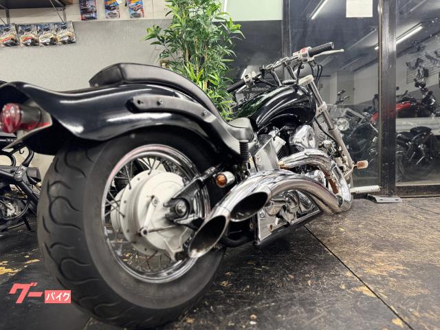 ヤマハ ドラッグスター400 トリプルツリー ベントマフラー