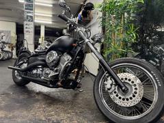 ヤマハ　ドラッグスター４００　ストレッチタンク　トリプルツリー　シーシーバーフルカスタム