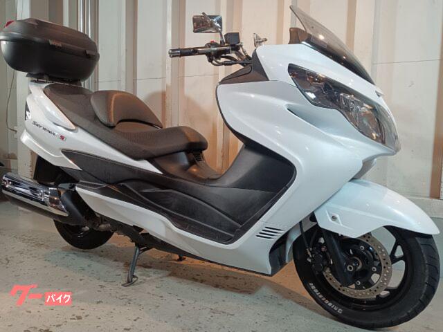 スカイウェーブ250 ベンツテール シルバーです。原付き価格！ RAYS