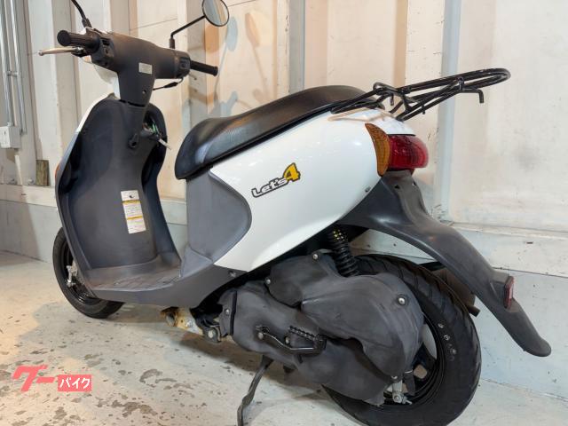 スズキ　レッツ4　中古実動美車　バッテリーフル充電済み　オイル交換済み　サイドスタンド付き　ベルト交換済み　ナンバー登録書類有 車両情報:スズキ レッツ4 | アライモータース 府中店 | 中古バイク