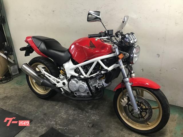 ホンダ ＶＴＲ２５０ キャブ ノーマル ホワイトフレーム ゴールド