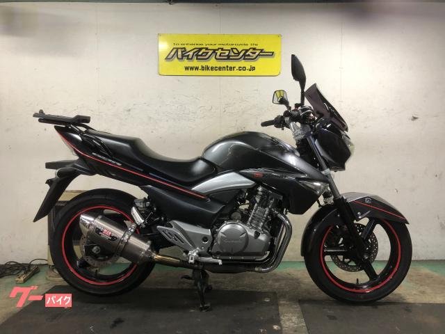 ＧＳＲ２５０　ヨシムラスリップオンマフラー　ウインドスクリーン　リアキャリア　アルミステップ