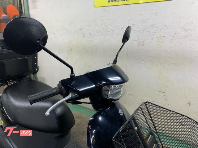 【実働整備済み】スズキレッツ4リアボックス付き！タイヤバリ山！千葉県柏市から格安配送可能！SUZUKI LET'S CA45A 格安原付！最短即日納車 スズキ レッツ4 2012年モデルFI車リアボックス付き｜バイク