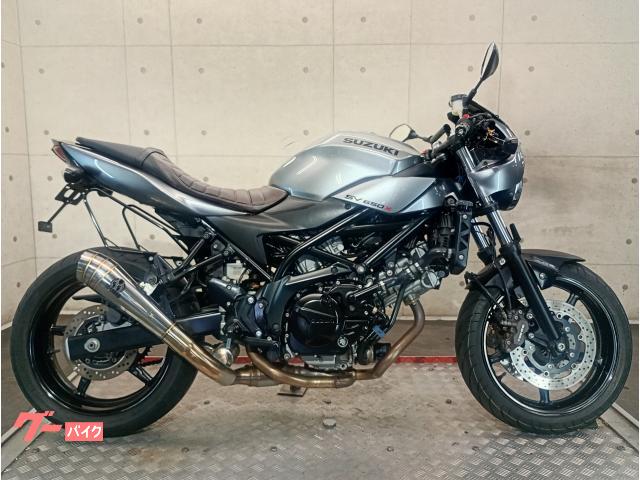 ＳＶ６５０Ｘ　２０１９年モデル　ＶＰ５５Ｂ　ＥＴＣ２．０　フェンダーレス　マフラー　サイドバッグサポート　Ｖ型２気筒　６８８０２