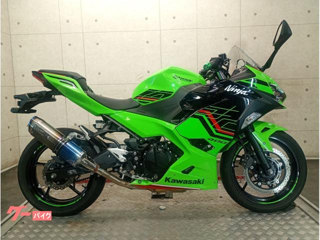 Ｎｉｎｊａ　４００　２０２３年モデル　ＥＸ４００Ｌ　ＷＲ’Ｓマフラー　並列２気筒エンジン　６８６４３