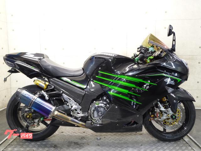 Ｎｉｎｊａ　ＺＸ−１４Ｒ　カーボンホイール　前後オーリンズサス　ブレンボキャリパー　カーボンパーツ多数　ＥＴＣ車載器　７２５８１