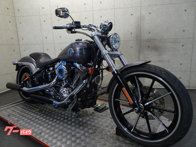 WOLFLINE製FXSB スクリーン 社外 中古 バイク 部品 ハーレー スモーク