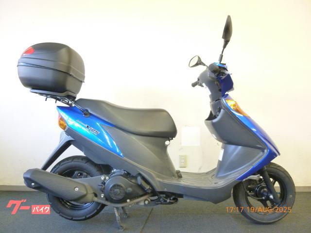アドレスＶ１２５　ＣＦ４ＥＡ型　リアボックス　フロントディスクブレーキ　クランプバー付き