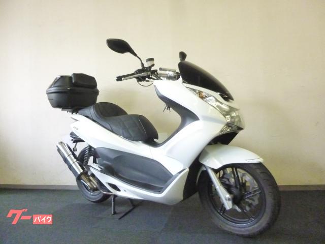 ＰＣＸ　ＳＰ忠雄ピュアスポーツマフラー　カスタムシート　ＧＩＶＩリアボックス　社外マスターシリンダー　ブレンボキャリパー