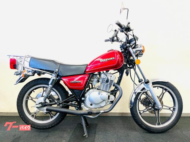 ＧＮ１２５Ｈ　キャブレター　カスタムマフラー　ブレースバー