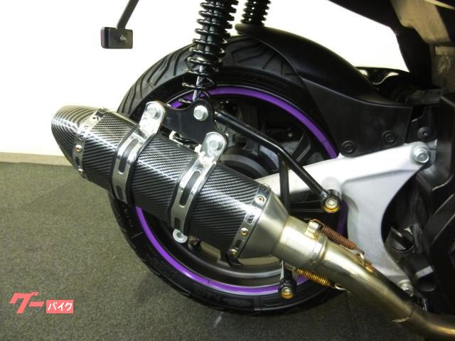 ホンダ PCX JF81型 カスタムマフラー バックレスト リア