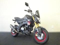カワサキ　Ｚ１２５ＰＲＯ　ヨシムラサイクロンマフラー　リアフェンダーレス　メーターバイザー　前後ディスクブレーキ