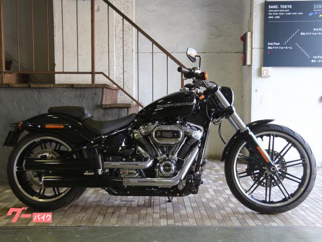 ＦＸＢＲＳ　ソフテイル　ブレイクアウト１１４　純正セキュリティ　純正キー付フューエルキャップ　ＬＥＤヘッドライト