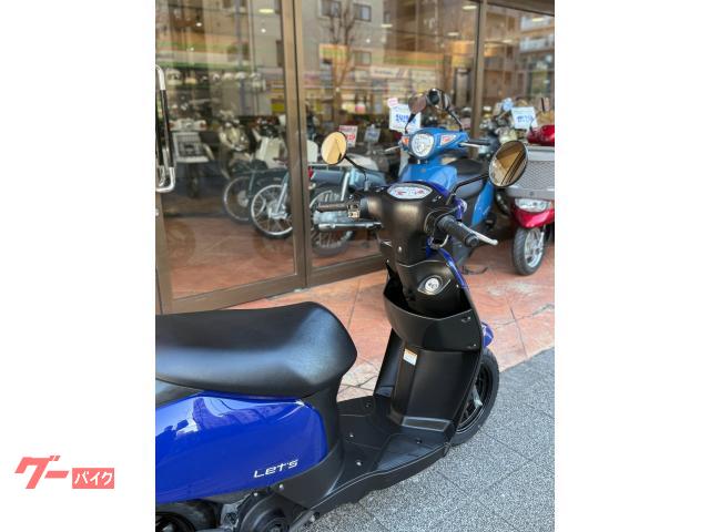 スズキ　レッツ　中古実動美車　2021年式　ピカピカ車両　走行距離少なめ　バッテリーフル充電済　オイル交換後渡し　ナンバー登録書類有 スズキ レッツ 2021年モデル バッテリー新品｜ライトニング練馬店