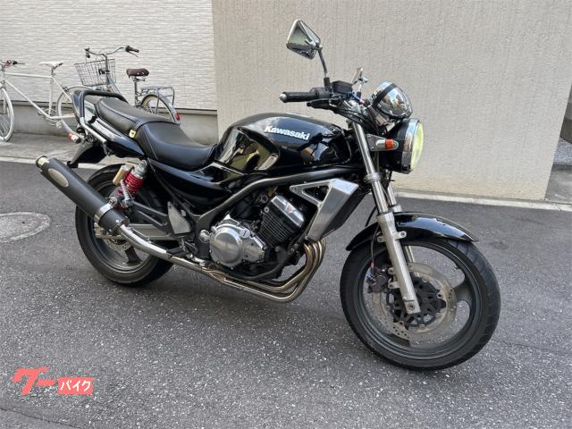 ＢＡＬＩＵＳ−II　Ｂ−１型　ノジマ製ステンカーボンフルエキ装着　タンデムバー付き　ヨーロピアンウインカー　フロントメッシュホース