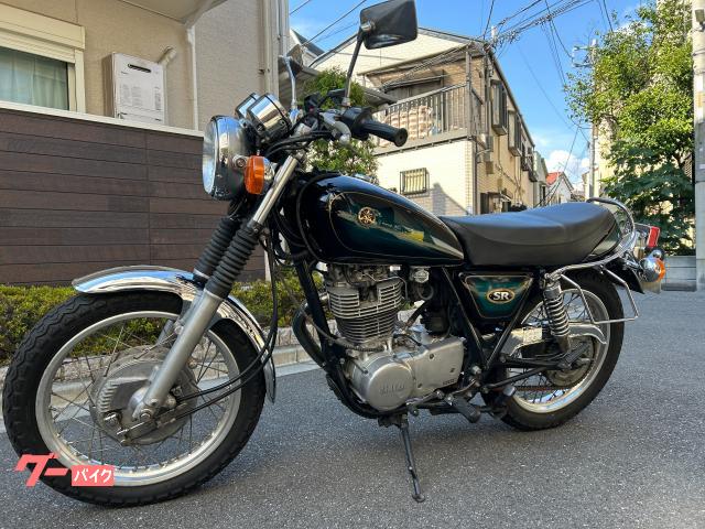 ヤマハ SR500 サンバーストグリーン キャブトンマフラー