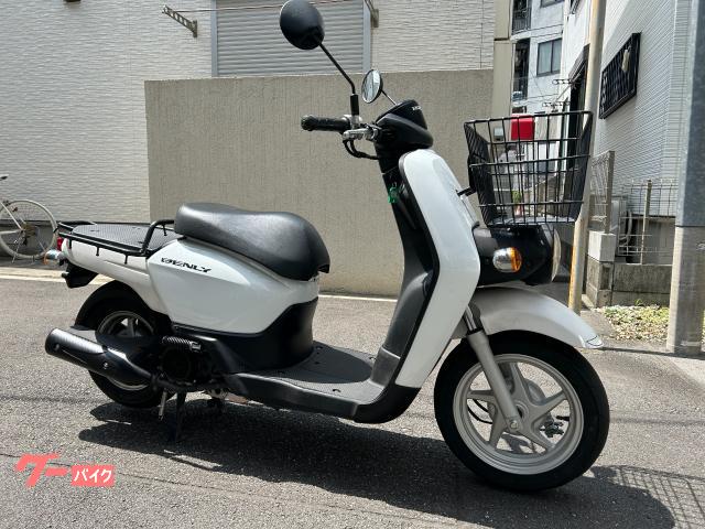 ベンリィ１１０　大型リヤキャリア　大型バスケット装備　前後タイヤ新品　無転倒車