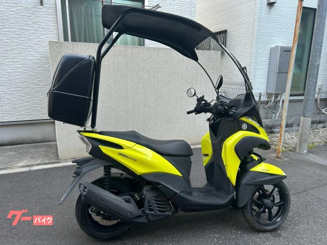 ヤマハ トリシティ125 ルーフ付き グリップヒーター装着｜レッド 