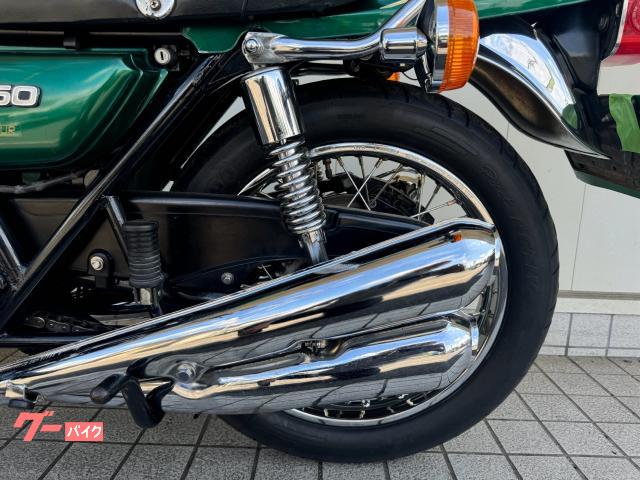 カワサキ Z750Four 純正マフラー3本新品 ホイール新品