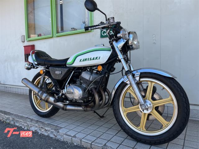 カワサキ KH250 社外ハンドル 集合チャンバー キャスト