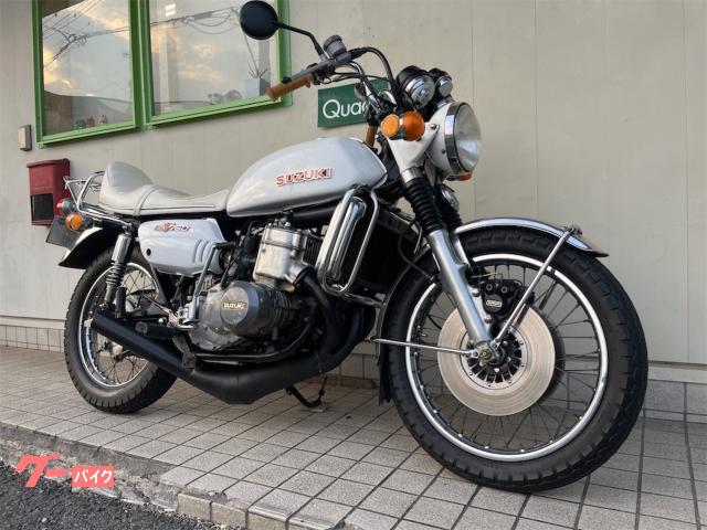 スズキ GT750 集合チャンバー アップハンドル 三段シート