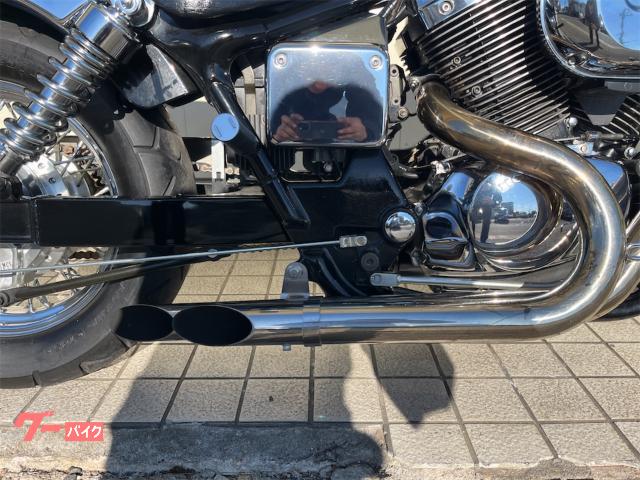 ホンダ シャドウスラッシャー750 社外マフラー ETC｜クワドリ