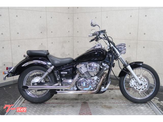 ドラッグスター２５０　ＶＧ０２Ｊ　スラッシュカットマフラー　社外テール　社外ウインカー　バッテリー交換済み　６８３６２