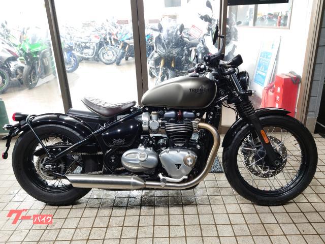 ボンネビル　ボバー　２０１８年モデル　サイドバック付き　ＥＴＣ装備　７２１２３