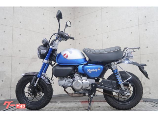 登録済み新車 走行0km JB03 モンキー125 5速 ブルー ABS 神奈川 ホンダ モンキー125 JB03 リアキャリア 77658｜モトランド
