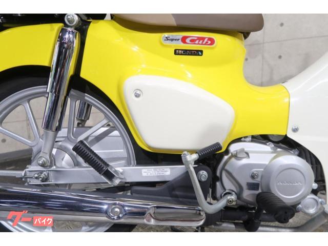 イエローバイク 小径タイヤ フロントバスケット付き ホンダ スーパーカブ110 JA59 トップボックス フロント