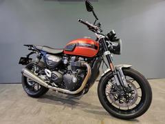 ＴＲＩＵＭＰＨ　スピードツイン１２００　ワンオーナー　社外ミラー　リアキャリア　フレームスライダー