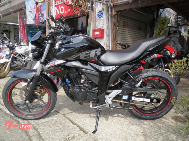 スズキ ジクサー150 2020年モデル 丸目カスタム リアキャリア付き
